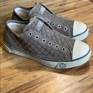 Ugg Laela Grey quilted sneakers